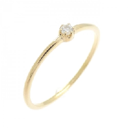 Nhẫn kim cương Solitaire K18YG 0.03CT - Hàng hiệu Chính hãng