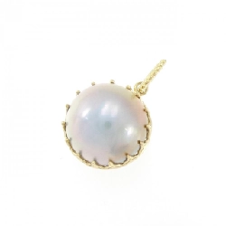 K18YG Mabe Pearl Pendant - Hàng hiệu Authentic