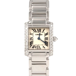 Cartier Tank Française SM WG/D WE1002S3 WG Quartz - Hàng hiệu Chính hãng