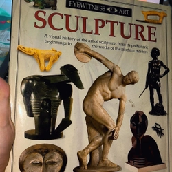 Sách nghệ thuật điêu khắc tiếng Anh SCULPTURE Eyewitness art khổ lớn nguyên áo bìa NXB DK 476884