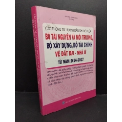 Các thông tư hướng dẫn chi tiết của bộ tài nguyên và môi trường mới 80% bẩn ố nhẹ HCM2606 Quý Lâm GIÁO TRÌNH, CHUYÊN MÔN 192945