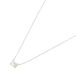 Dây chuyền kim cương K18PG 1.009CT VLY SI2 cắt hình Emerald - Hàng hiệu Chính hãng 874989