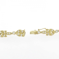 K18YG Hoa Nhài Kim Cương Dây Chuyền 3.15CT - Hàng hiệu Chính hãng 855653