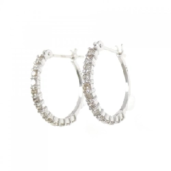 K18WG Bông tai kim cương 0.50CT - Hàng hiệu Chính hãng