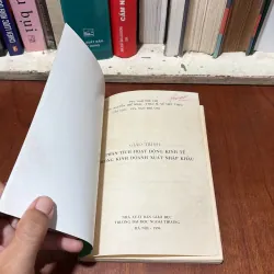 II Giáo Trình: Phân Tích Hoạt Động Kinh Tế Trong Kinh Doanh Xuất Nhập Khẩu - 1994 763284