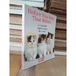 Before you buy that kitten - Phil Maggitti