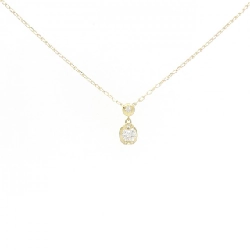 Dây chuyền kim cương K18YG 0.15CT - Hàng hiệu Chính hãng