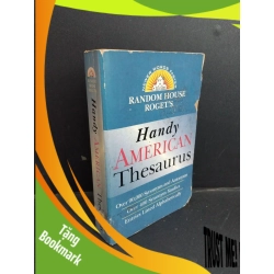 (TẶNG BOOKMARK) Handy American Thesaurus mới 80% ố vàng, bẩn bìa, tróc bìa RBK2811 Randoom House Roget's HỌC NGOẠI NGỮ