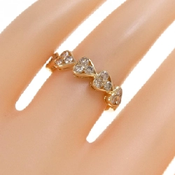 Nhẫn kim cương hình trái tim K18YG 0.60CT 670003