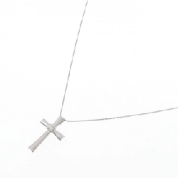 K18WG Dây chuyền kim cương chéo 0.10CT - Hàng hiệu Chính hãng 859889