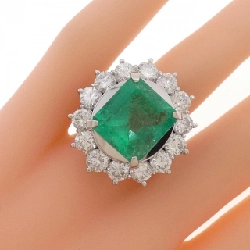 Nhẫn Emerald PT900 9.46CT - Hàng hiệu Chính hãng 848398