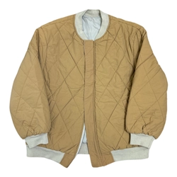 (Sẵn) Áo khoác phao bomber trần bông hai lớp dày dặn 498691
