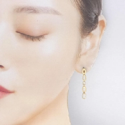 K18YG Bông tai kim cương 0.22CT - Hàng hiệu Chính hãng 865826