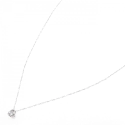 K18WG Dây chuyền kim cương hình trái tim 0.08CT - Hàng hiệu Chính hãng 860693