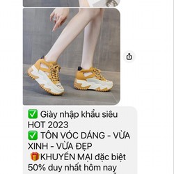 Giày size 38-39 đi 1 lần 159321