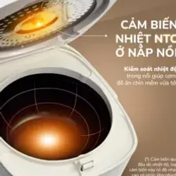 🔥 URC818P – Nồi cơm điện UNIE 1.8L, chế độ cơm cháy đặc biệt, nấu cơm ngon chuẩn vị! 707442
