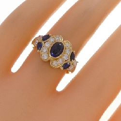 Nhẫn Sapphire K18YG 1.06CT - Hàng hiệu Chính hãng 853374