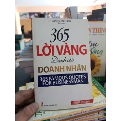 (Sách cũ SCGR) 365 lời vàng dành cho doanh nhân - Hương Liên 2019 VAVO-A0 Blogmeo090426
