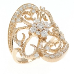 Nhẫn kim cương K18PG 0.46CT