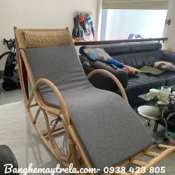 Ghế thư giãn bập bênh 100% mây tự nhiên 718233