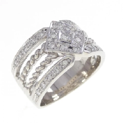 Nhẫn kim cương PT900 0.34CT - Hàng hiệu Authentic