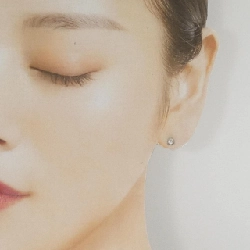 Bông tai kim cương Solitaire PT900 0.10CT một bên - Hàng hiệu Chính hãng 868943