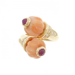 Nhẫn đá màu K18YG 665559