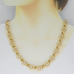Hàng hiệu Authentic 750YG Necklace - Uno Aere 847041