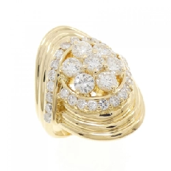 Nhẫn kim cương K18YG 2.01CT - Hàng hiệu Authentic