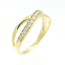 Nhẫn kim cương K18YG 0.20CT - Hàng hiệu Chính hãng