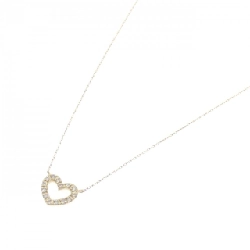 K10YG Dây chuyền hình trái tim kim cương 0.10CT - Hàng hiệu Chính hãng 860218