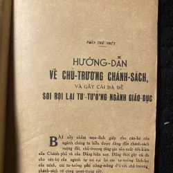 [ sách xưa] Tập san Giáo dụ : Chánh sách ruộng đất - Sản xuất - Tiết kiệm 1037120