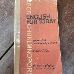 ENGLISH FOR TODAY BOOK FOUR 