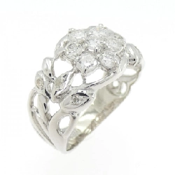 Nhẫn kim cương hoa PT900 0.5CT - Hàng hiệu Authentic