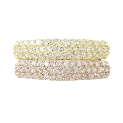 Nhẫn kim cương K18YG/K18PG 0.69CT - Hàng hiệu Authentic 850710