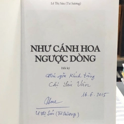 NHƯ CÁNH HOA NGƯỢC DÒNG – HỒI KÝ CỦA LÊ THỊ SÁU (TƯ SƯƠNG) 362567