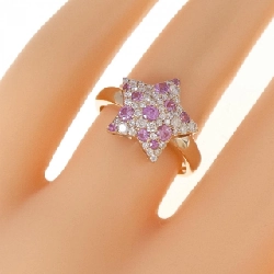 Nhẫn Sapphire K18PG 0.37CT 671531