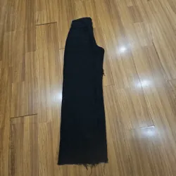 Quần jeans đen ống rộng 1031658