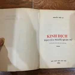 KINH DỊCH ĐẠO CỦA NGƯỜI QUÂN TỬ - Nguyễn Hiến Lê (k3) 563892