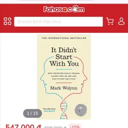 It Didn't Start With You - Mark Wolynn 936253