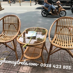 Bàn ghế sò mây cafe giá rẻ 469630