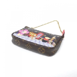 Louis Vuitton Monogram (Vivienne Holiday) Mini Pochette Accessoires M80863 Túi phụ kiện - Hàng hiệu Chính hãng 806104