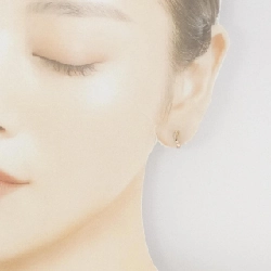 K18YG/K18PG Bông tai kim cương - Hàng hiệu Authentic 872453