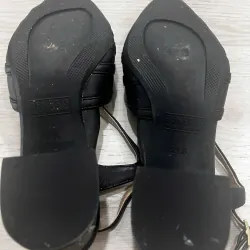 BENEBIS Giày Nữ Size 21.5cm Màu Đen Gót Cao 5cm 990095