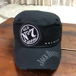 Nón kiểu chóp vuông đen hoạ tiêt thêu tay - xuất khẩu xịn - ship ngẫu nhiên. 520078