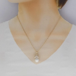 K18YG Ngọc trai trắng - Hàng hiệu Authentic 857502