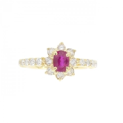 Nhẫn ruby K18YG 0.39CT 667911