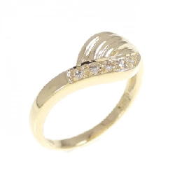 Nhẫn kim cương K18YG 0.05CT