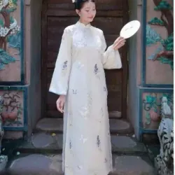 Áo dài cách tân cổ trụ 785596