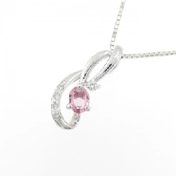 K18WG Sapphire Necklace 0.151CT - Hàng hiệu Authentic 864503